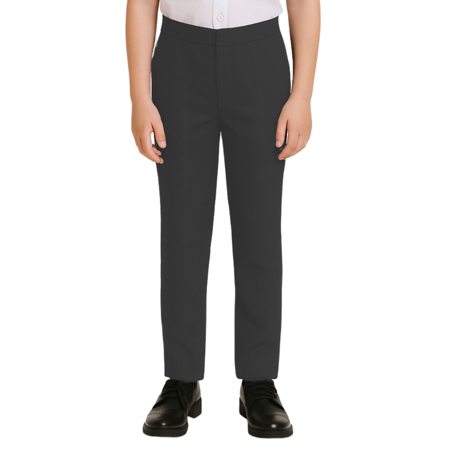 Half Elastic Pull Up Trouser