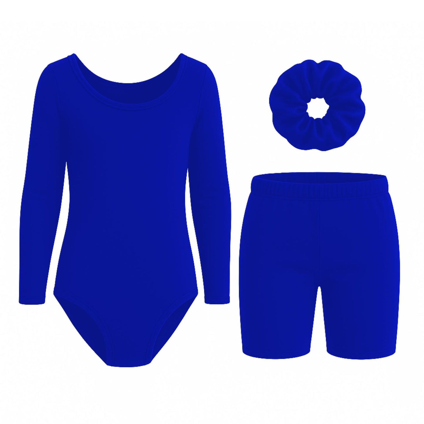 Long Sleeve Bodysuit and shorts Set