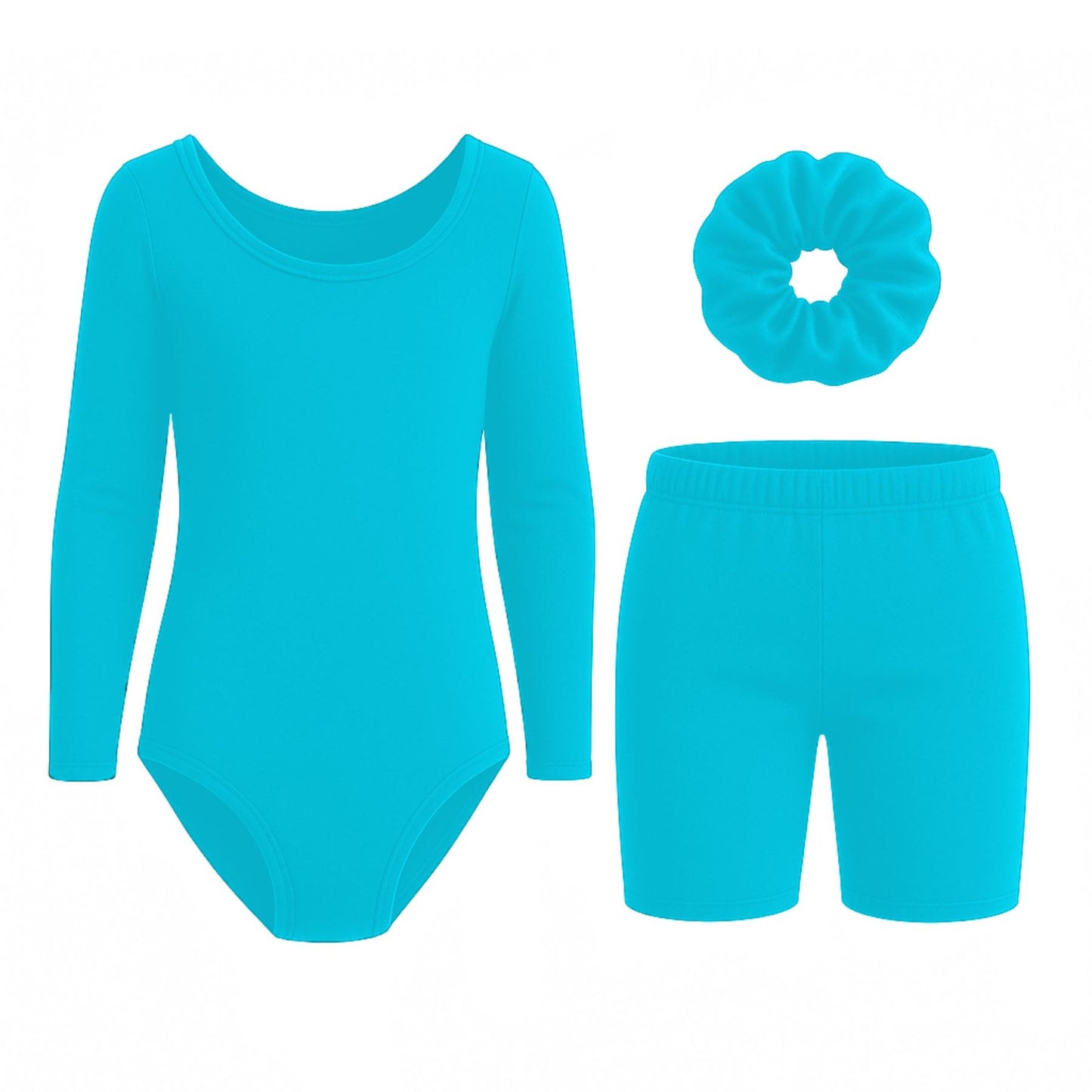 Long Sleeve Bodysuit and shorts Set