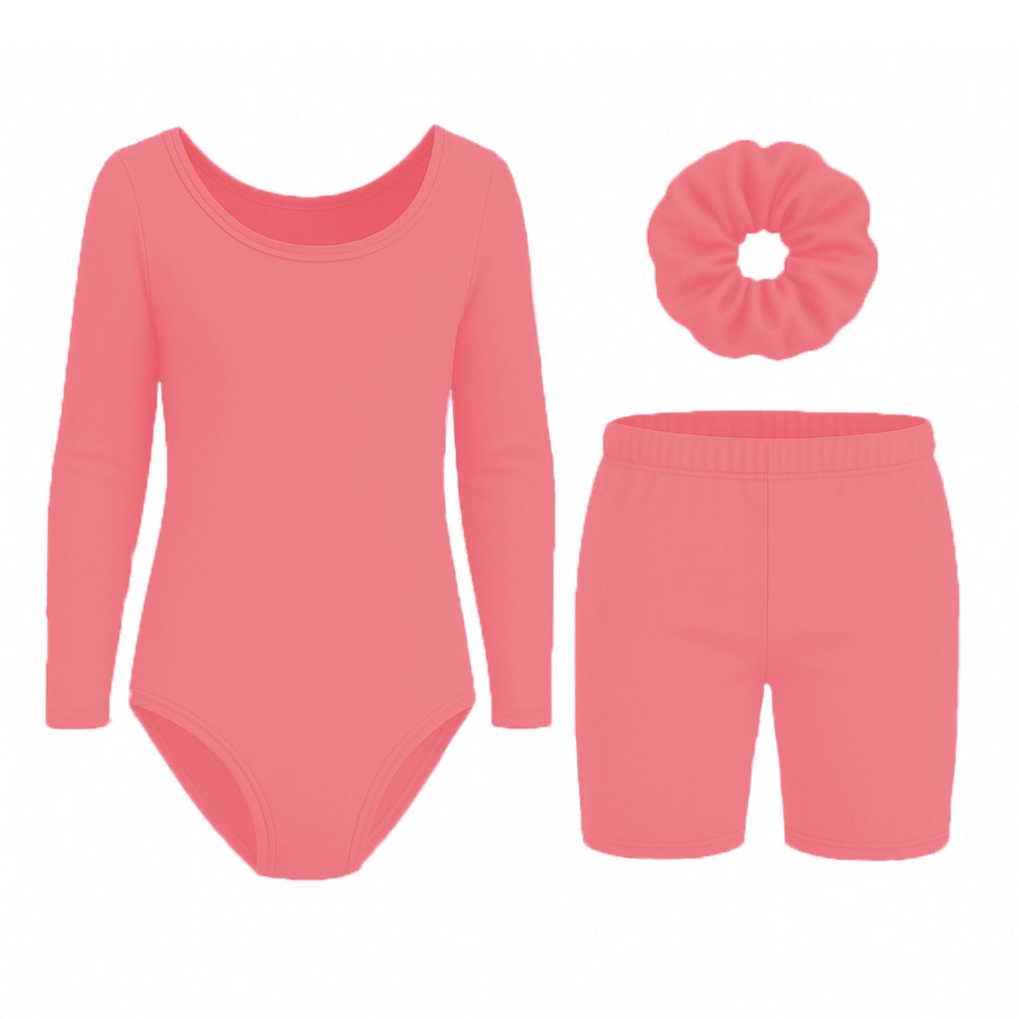 Long Sleeve Bodysuit and shorts Set