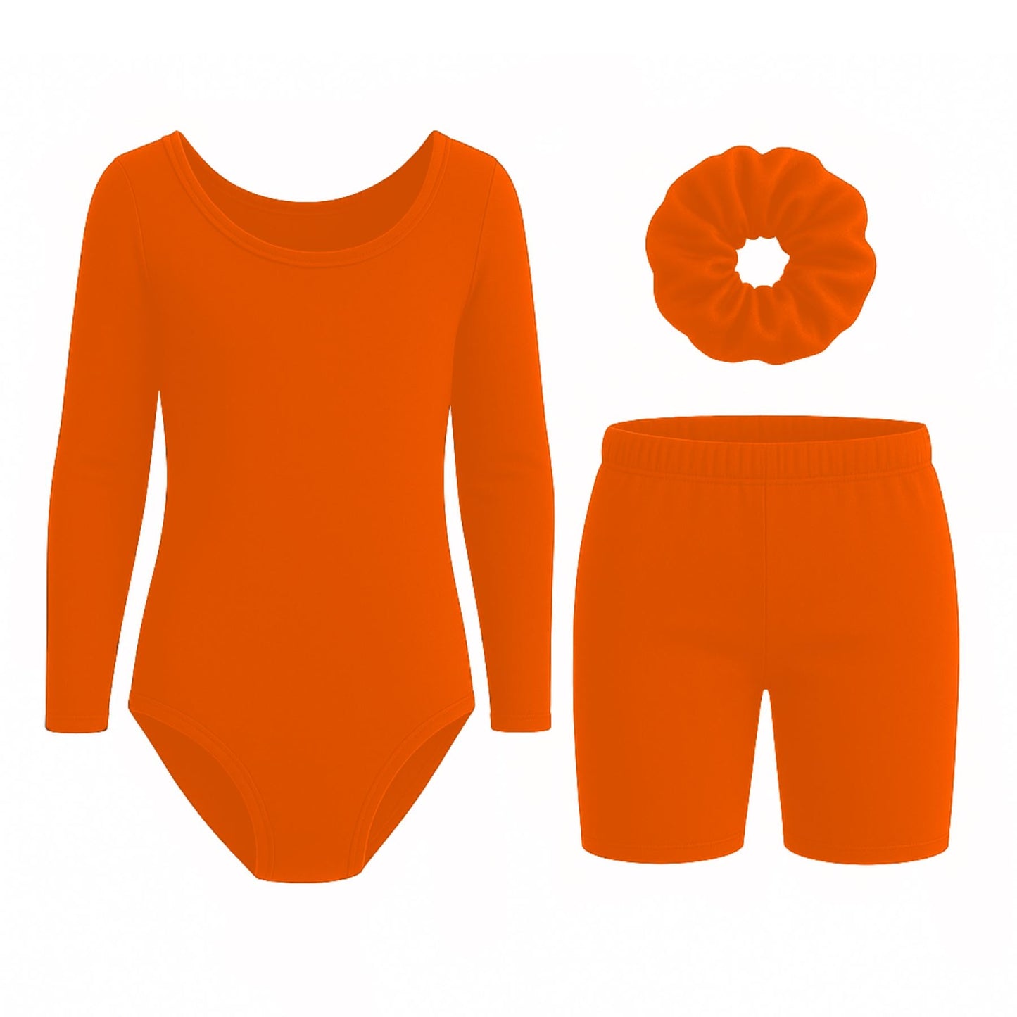 Long Sleeve Bodysuit and shorts Set