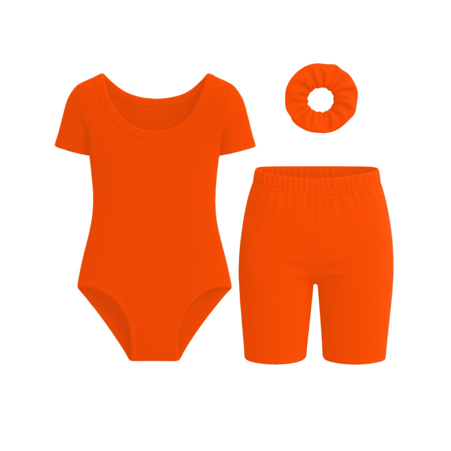 Short Sleeve Leotard Set