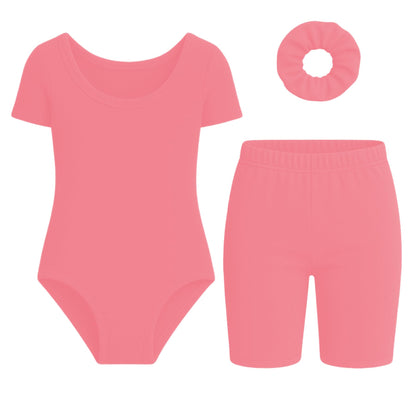 Short Sleeve Leotard Set