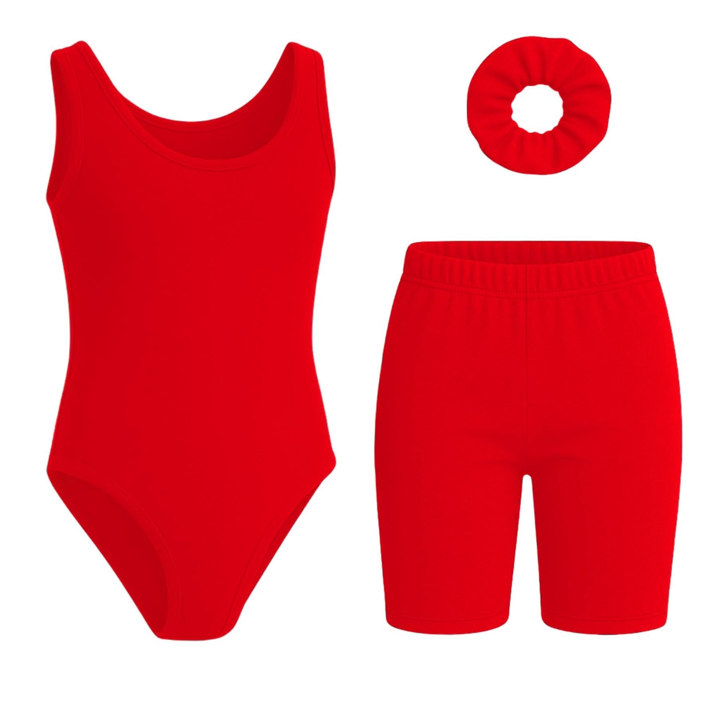 Sleeveless Leotard Set