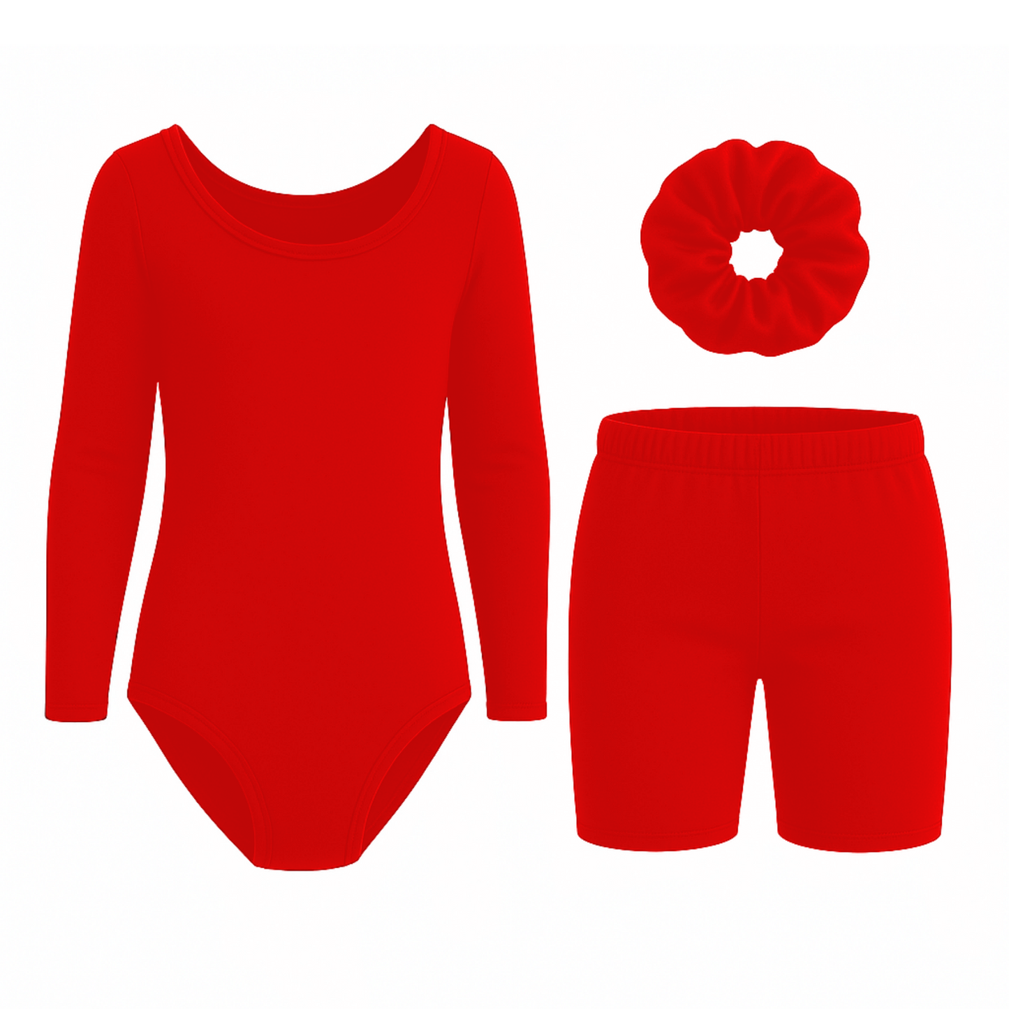 Long Sleeve Bodysuit and shorts Set