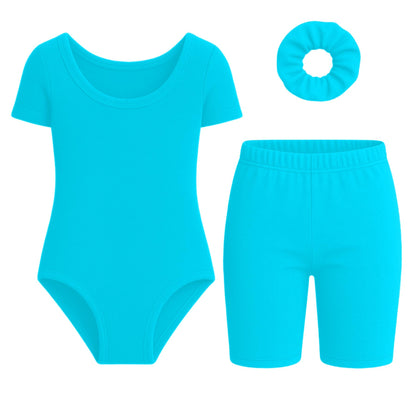 Short Sleeve Leotard Set
