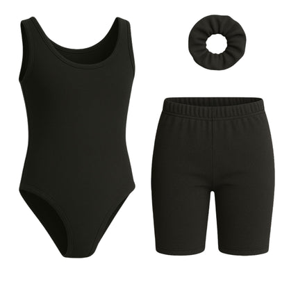Sleeveless Leotard Set