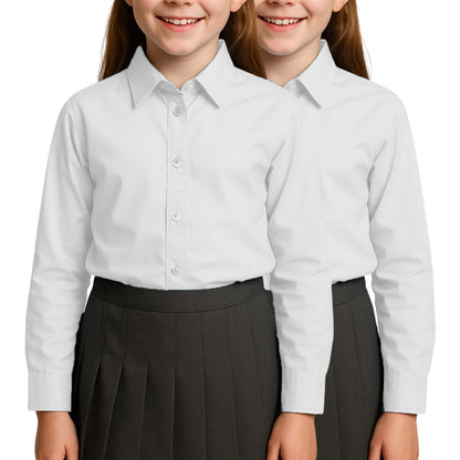 Long Sleeve Blouse (Twin Pack)