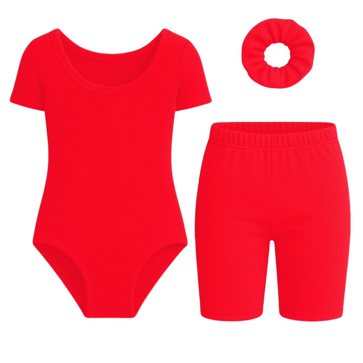 Short Sleeve Leotard Set