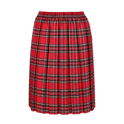 Tartan Box Pleated Skirt