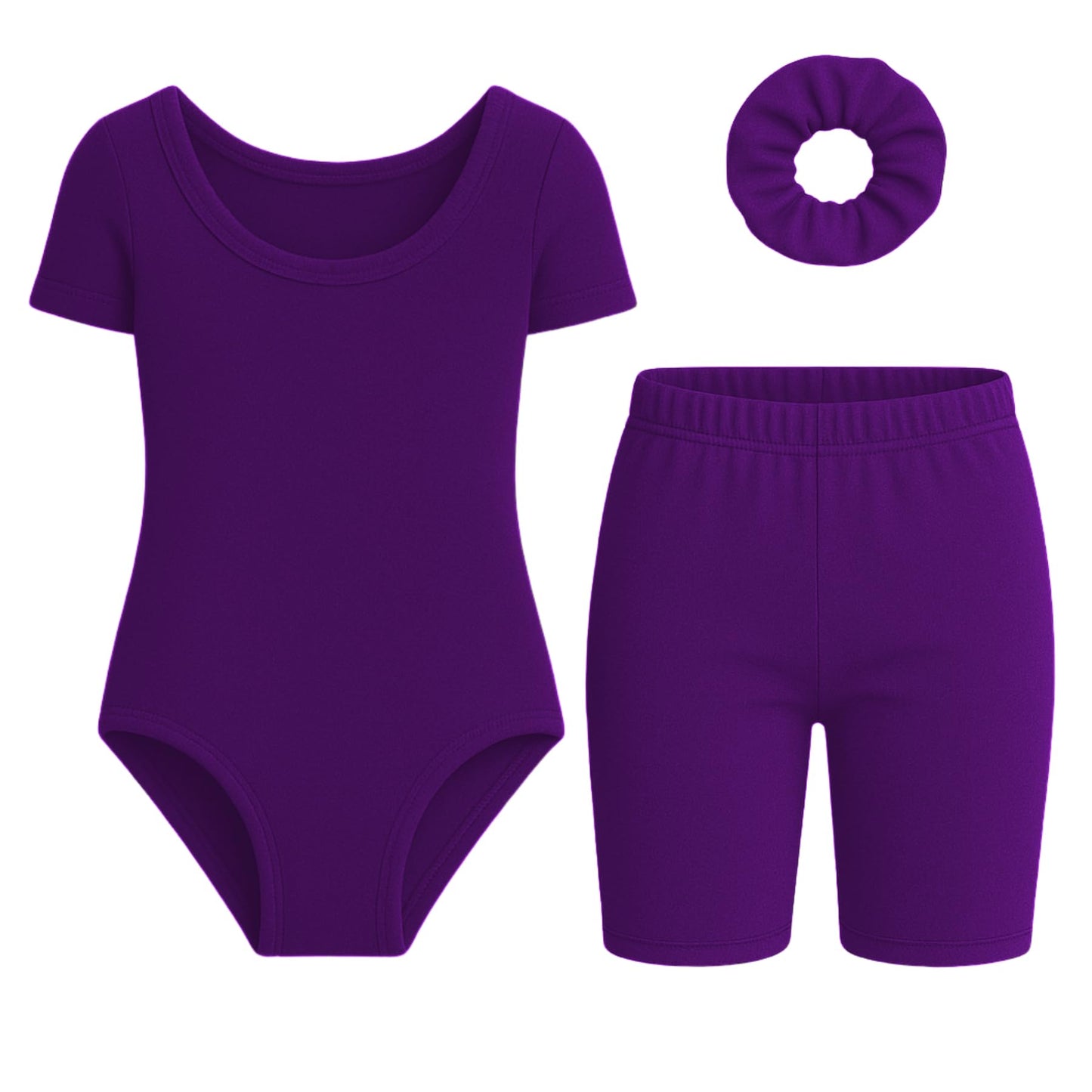 Short Sleeve Leotard Set
