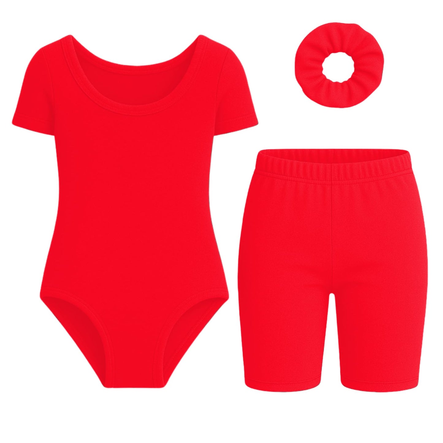 Short Sleeve Leotard Set