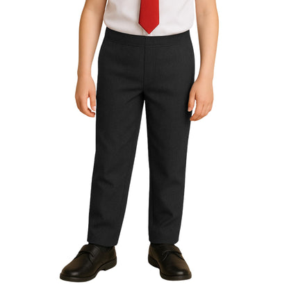 Half Elastic Pull Up Trouser