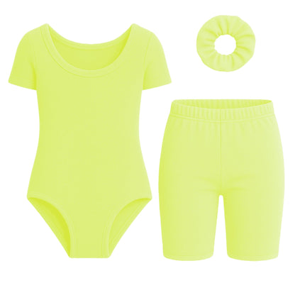 Short Sleeve Leotard Set