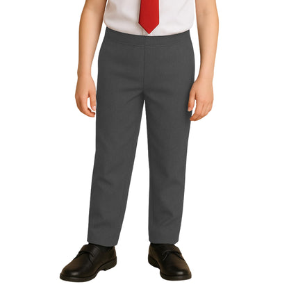 Half Elastic Pull Up Trouser