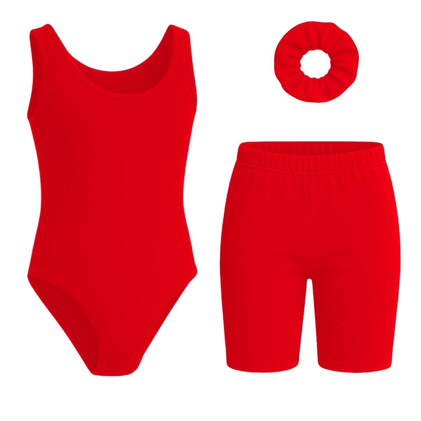 Sleeveless Leotard Set