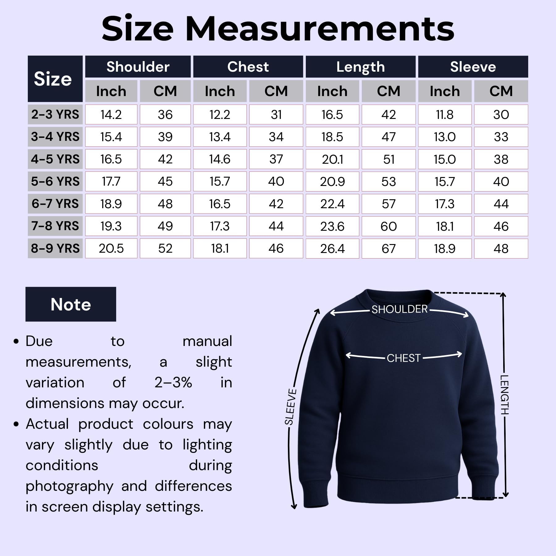 School Jumpers for Boys and Girls, Long Sleeve Fleece Jumper, Kids Unisex Crew Neck Plain Sweatshirt, School Uniform Girls and Boys, Ages 2-13