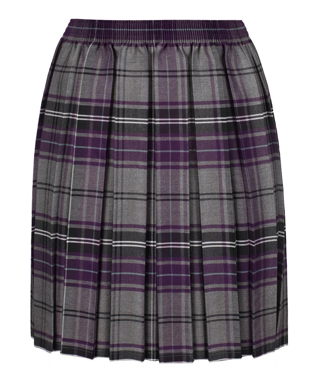 Tartan Box Pleated Skirt