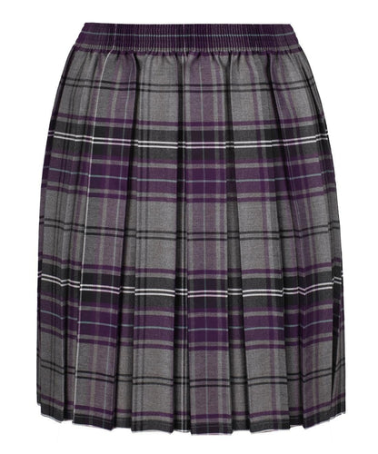 Tartan Box Pleated Skirt