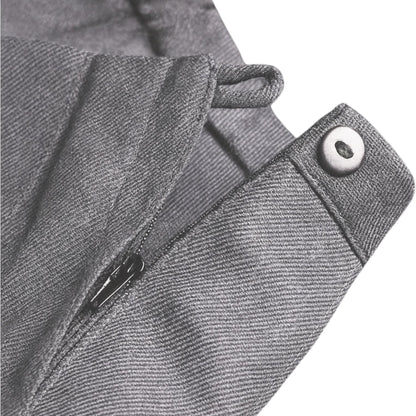 SchoolStitch® Girls School Skirts, Zip Back Top Stitched All Round Knife Pleated Skirt, Plain Girls School Uniform, Womens Formal Office Skirt, Stretchy Summer Skirts