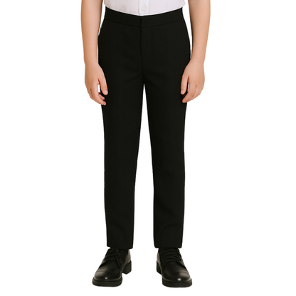 Half Elastic Pull Up Trouser