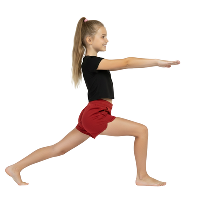 Girls Cape Sleeve Crop Top