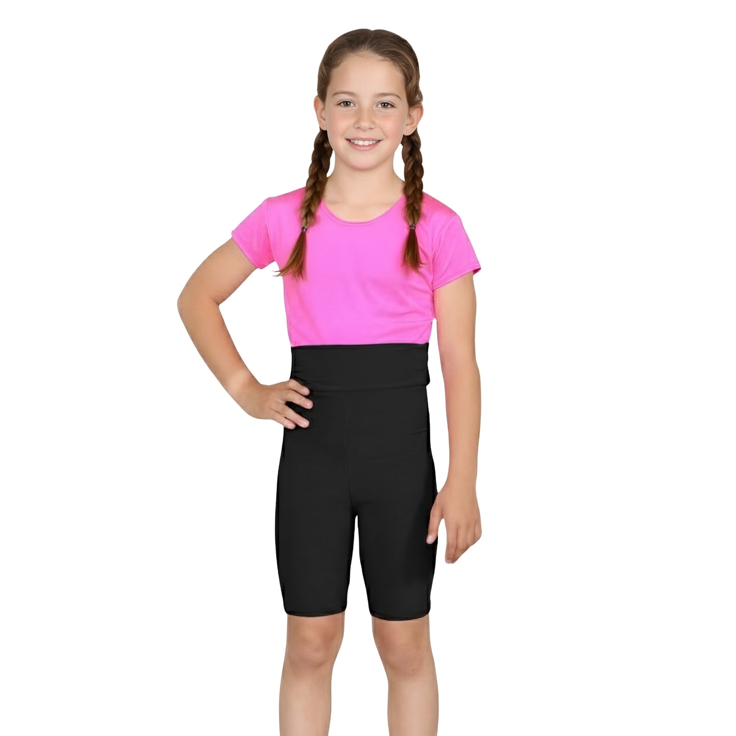Kids High waist Cycling Shorts