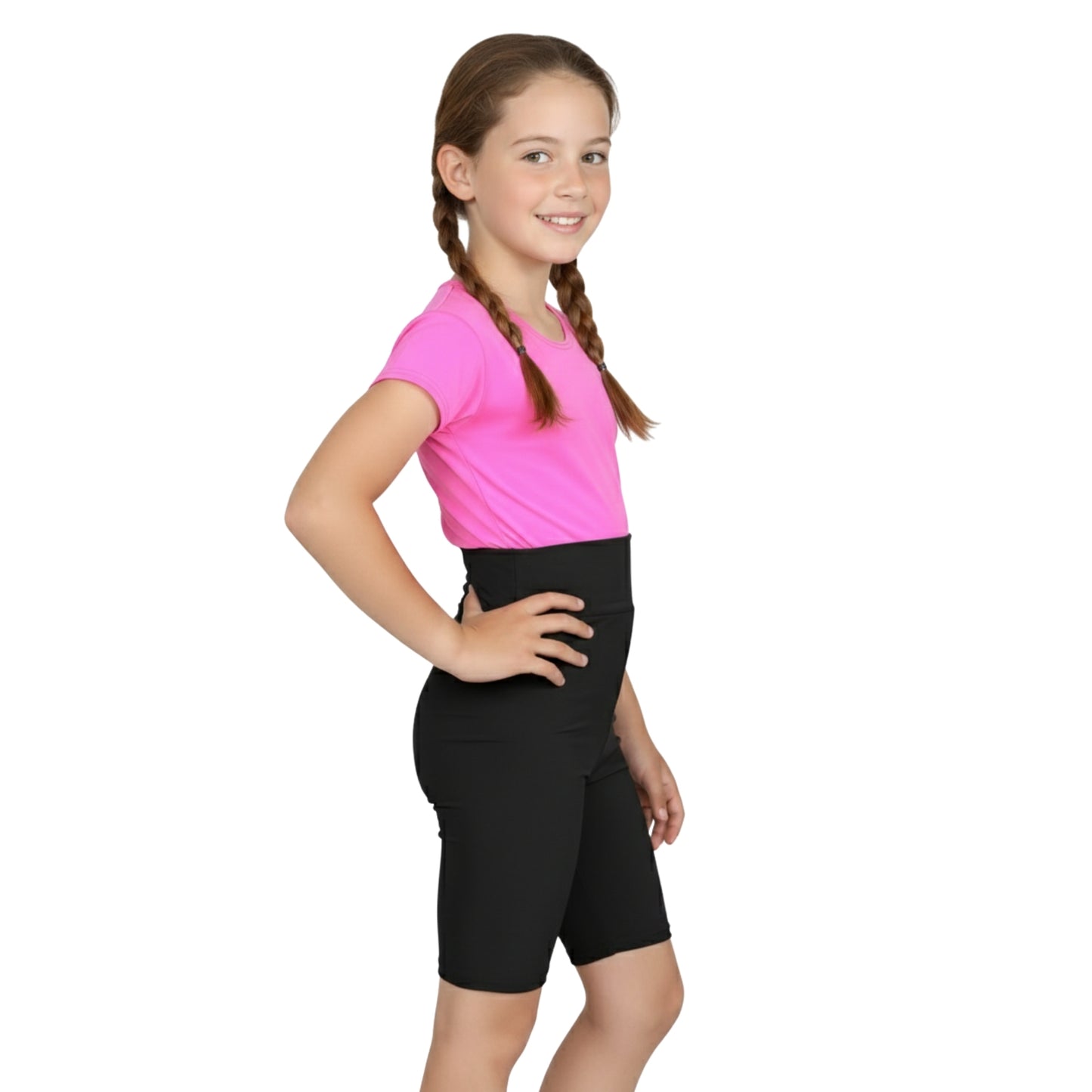 Kids High waist Cycling Shorts