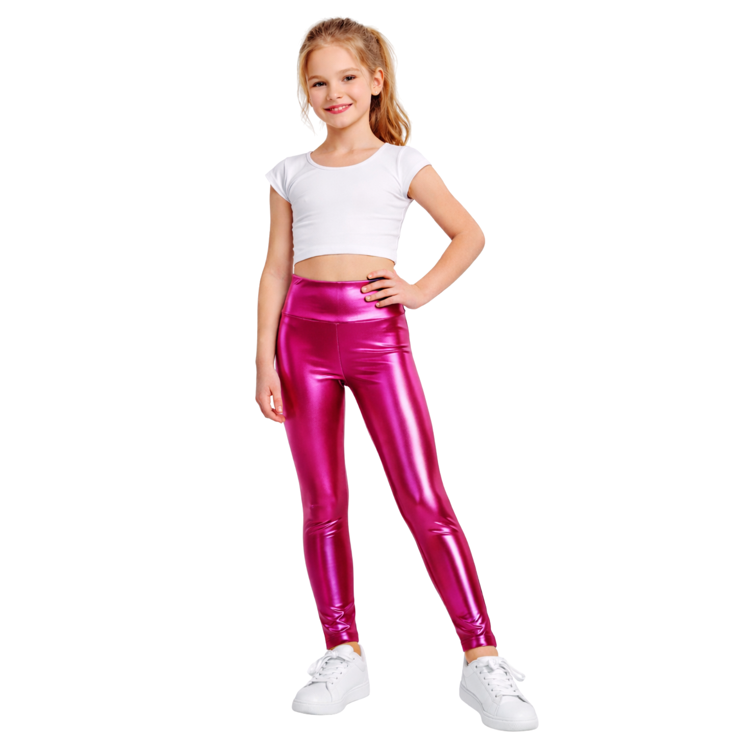 Kids Highwaist metallic Leggings