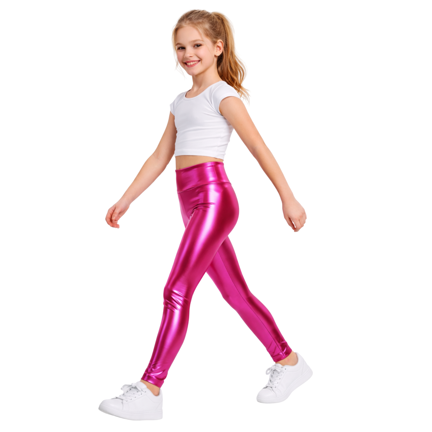 Kids Highwaist metallic Leggings