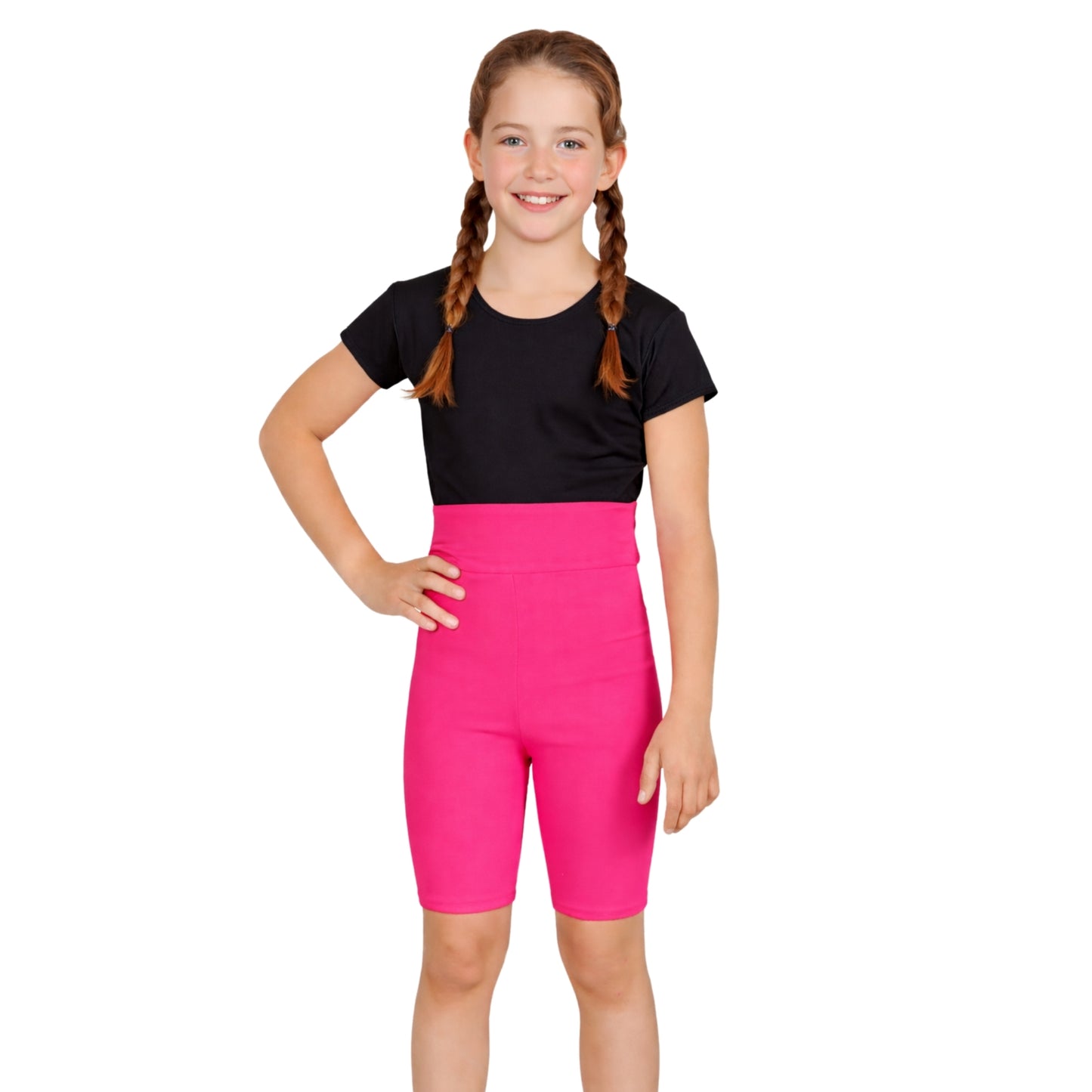 Kids High waist Cycling Shorts