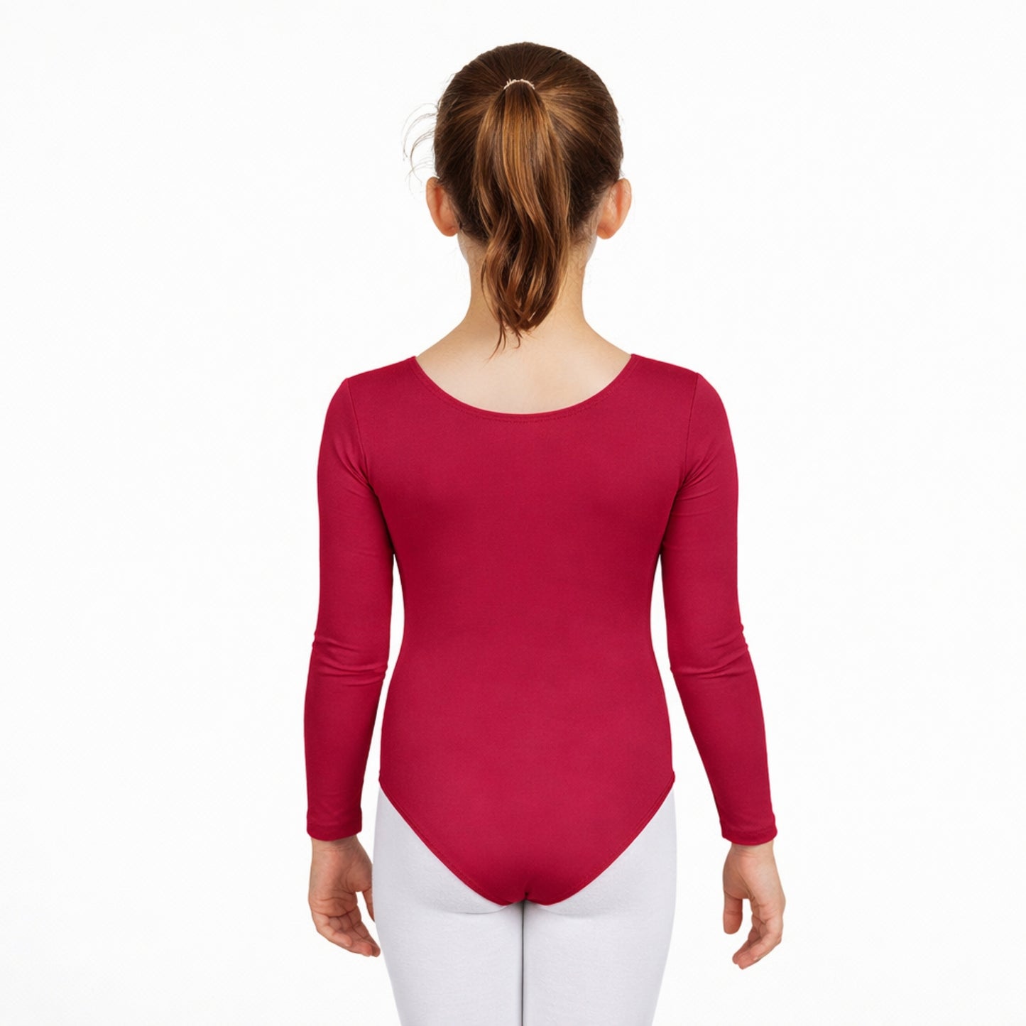Girls Long Sleeve Bodysuit Plain