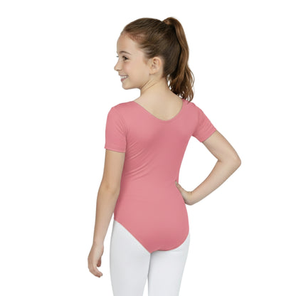 Girls Short Sleeve Bodysuit Plain