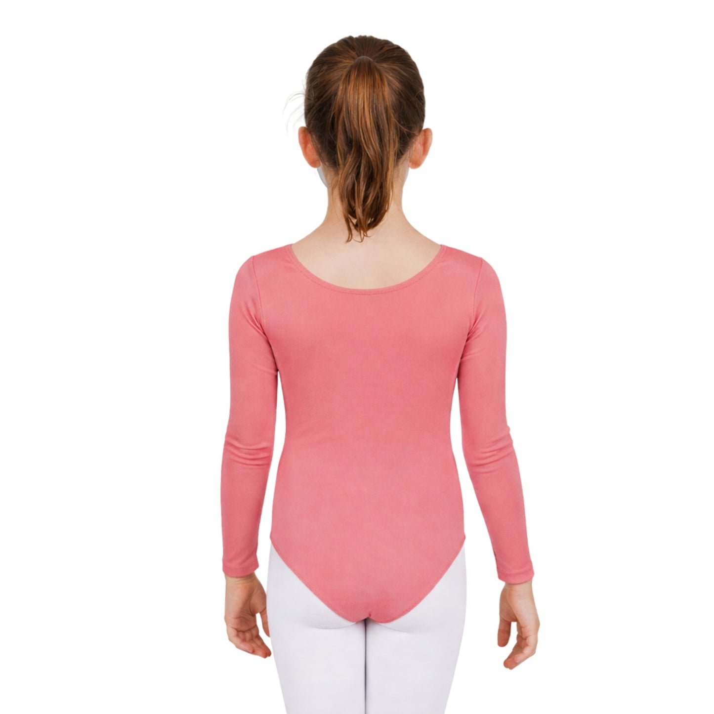 Girls Long Sleeve Bodysuit Plain