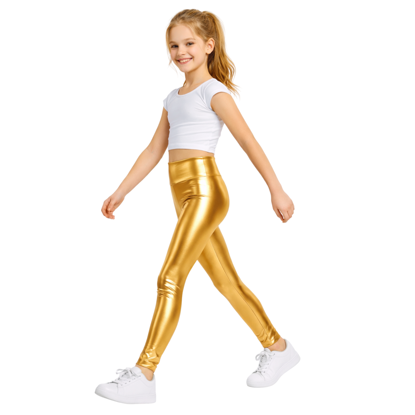 Kids Highwaist metallic Leggings