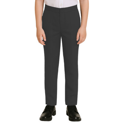 Half Elastic Pull Up Trouser