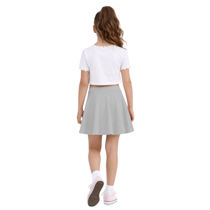 Girls High waist Skater Skirt