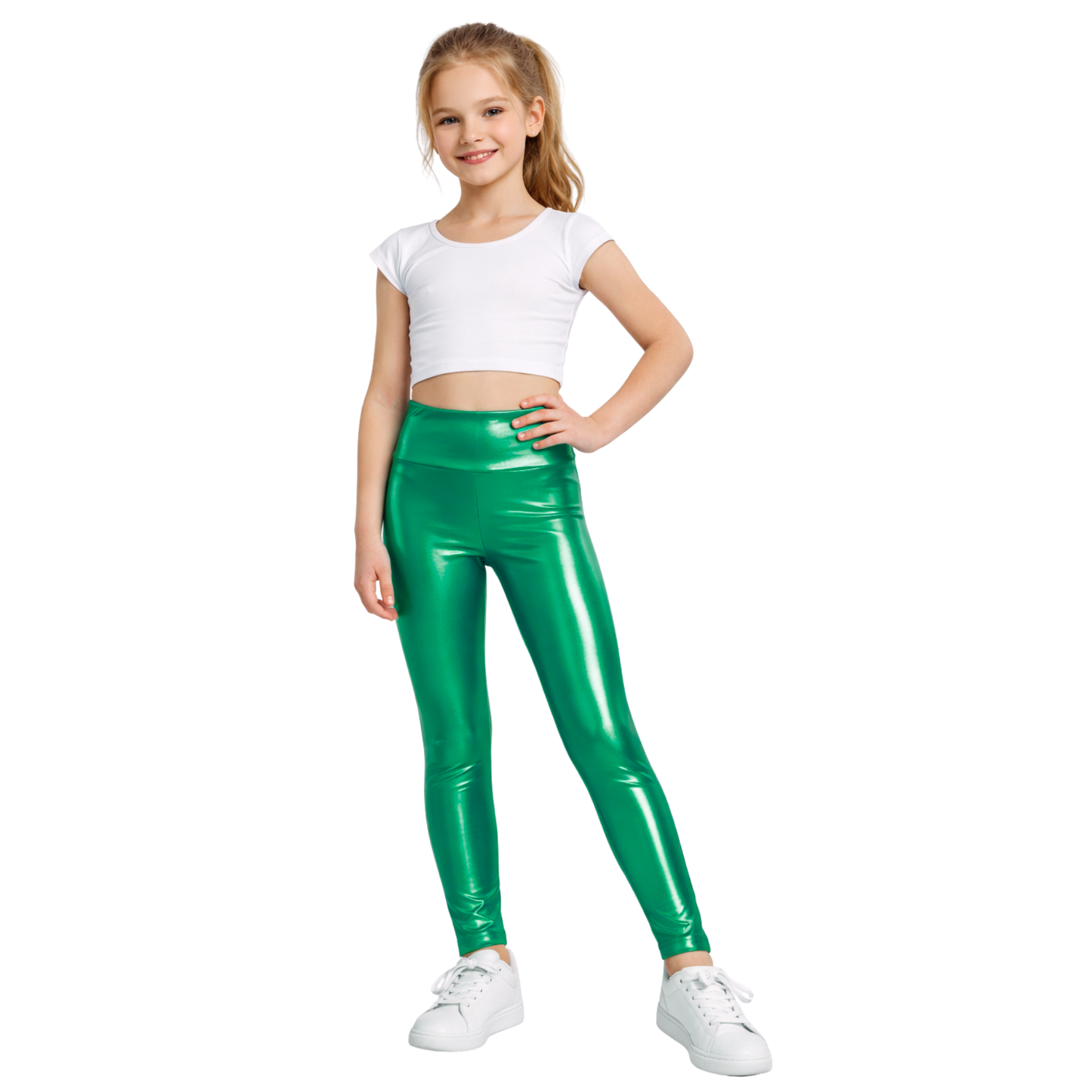 Kids Highwaist metallic Leggings