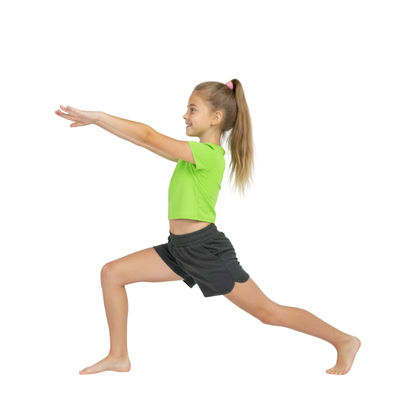 Girls Cape Sleeve Crop Top