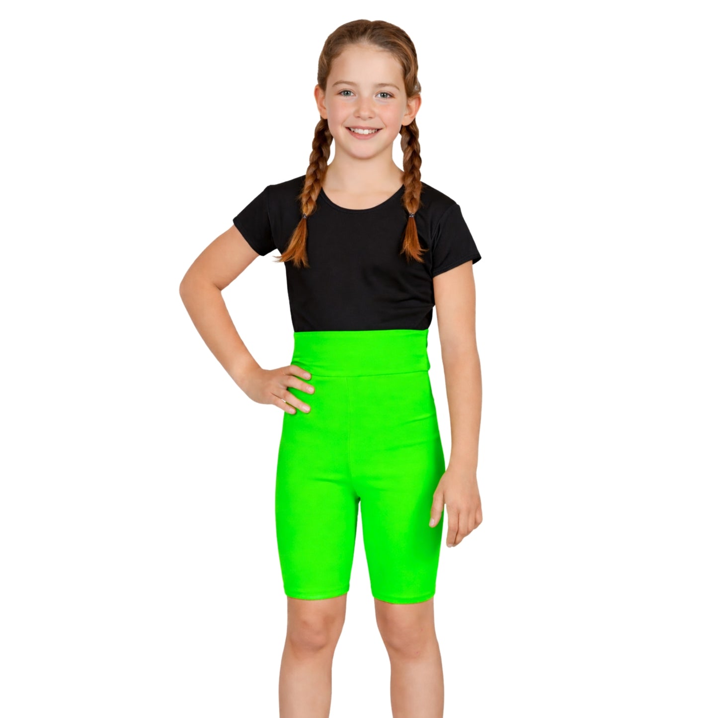 Kids High waist Cycling Shorts