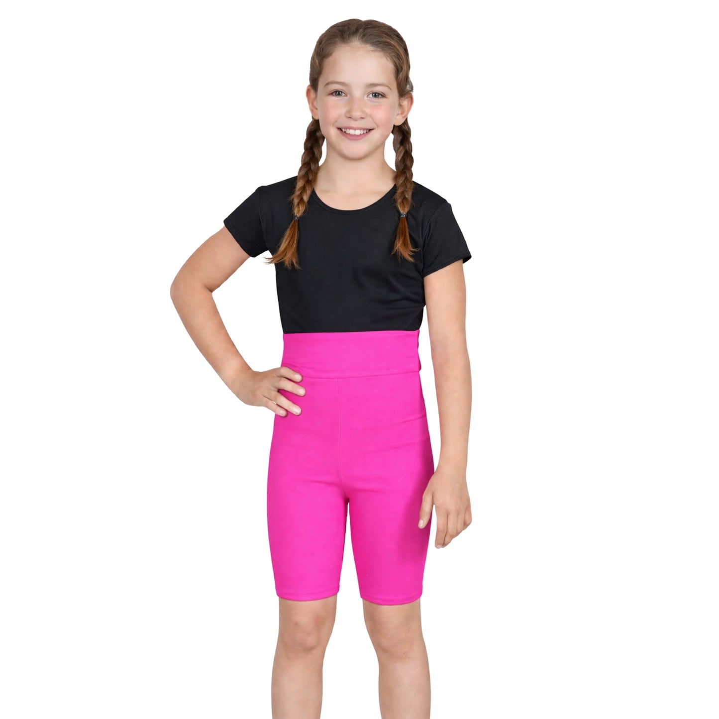 Kids High waist Cycling Shorts