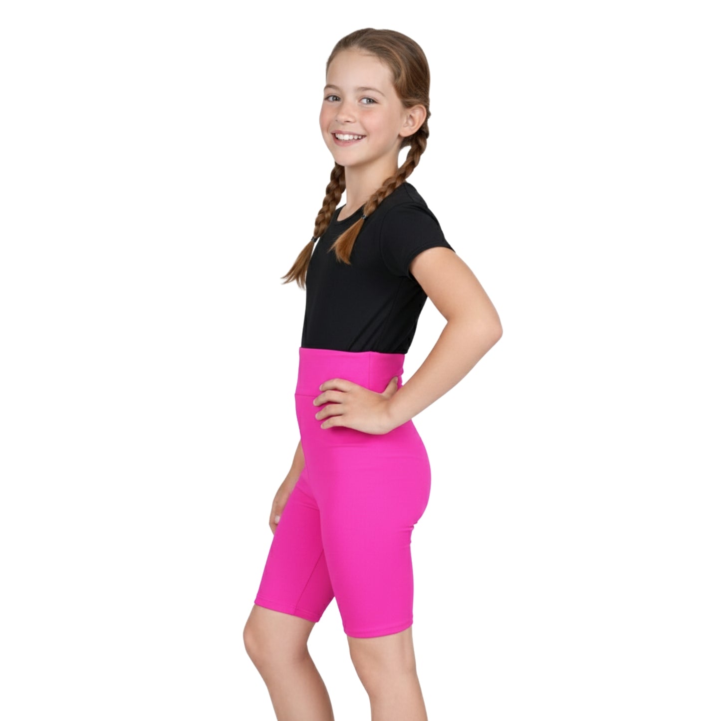 Kids High waist Cycling Shorts