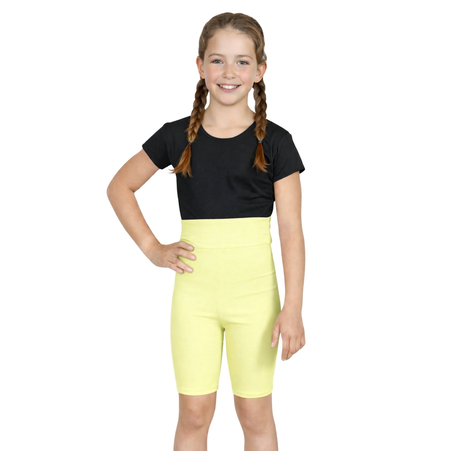 Kids High waist Cycling Shorts