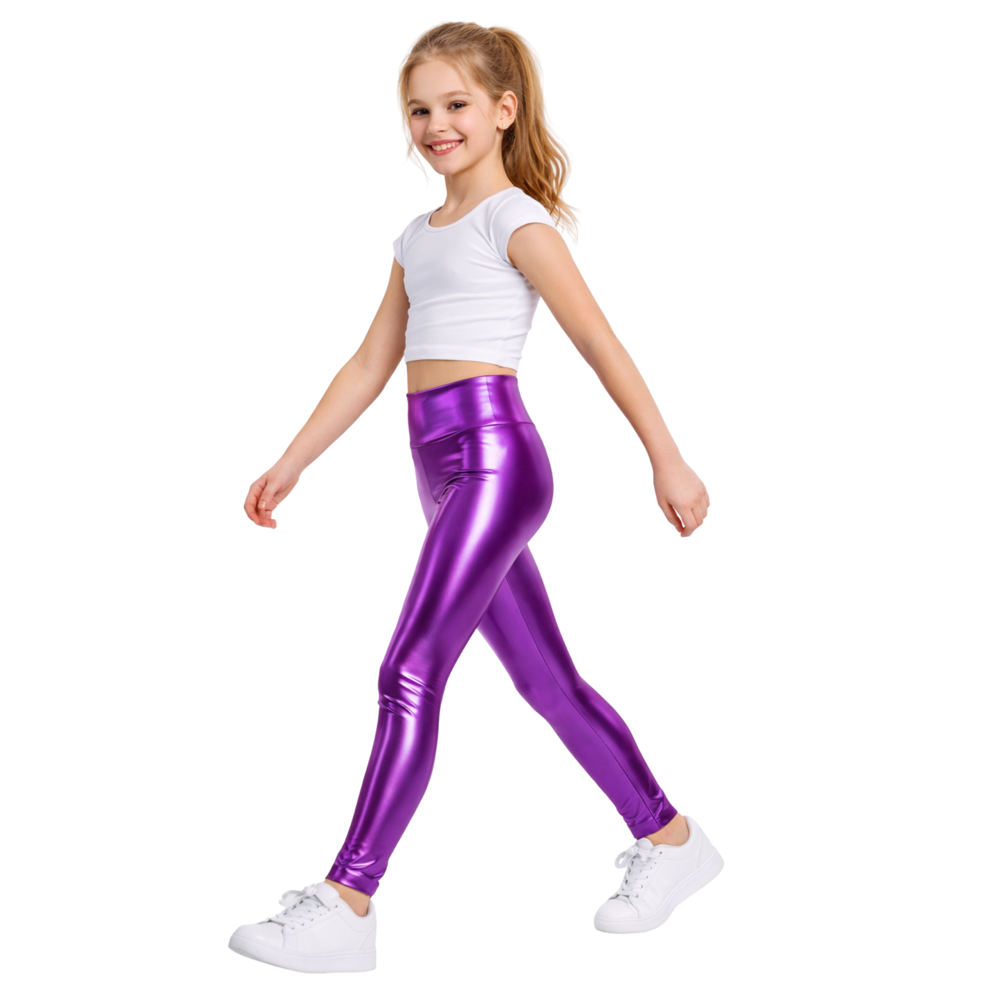 Kids Highwaist metallic Leggings