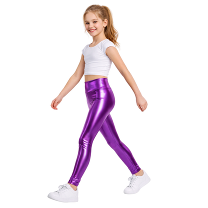Kids Highwaist metallic Leggings