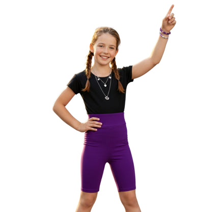 Kids High waist Cycling Shorts