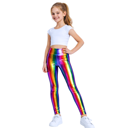Kids Highwaist metallic Leggings