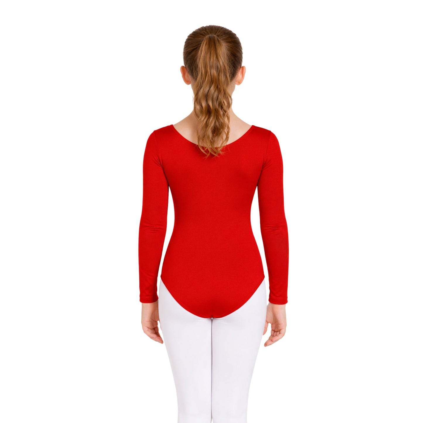 Girls Long Sleeve Bodysuit Plain