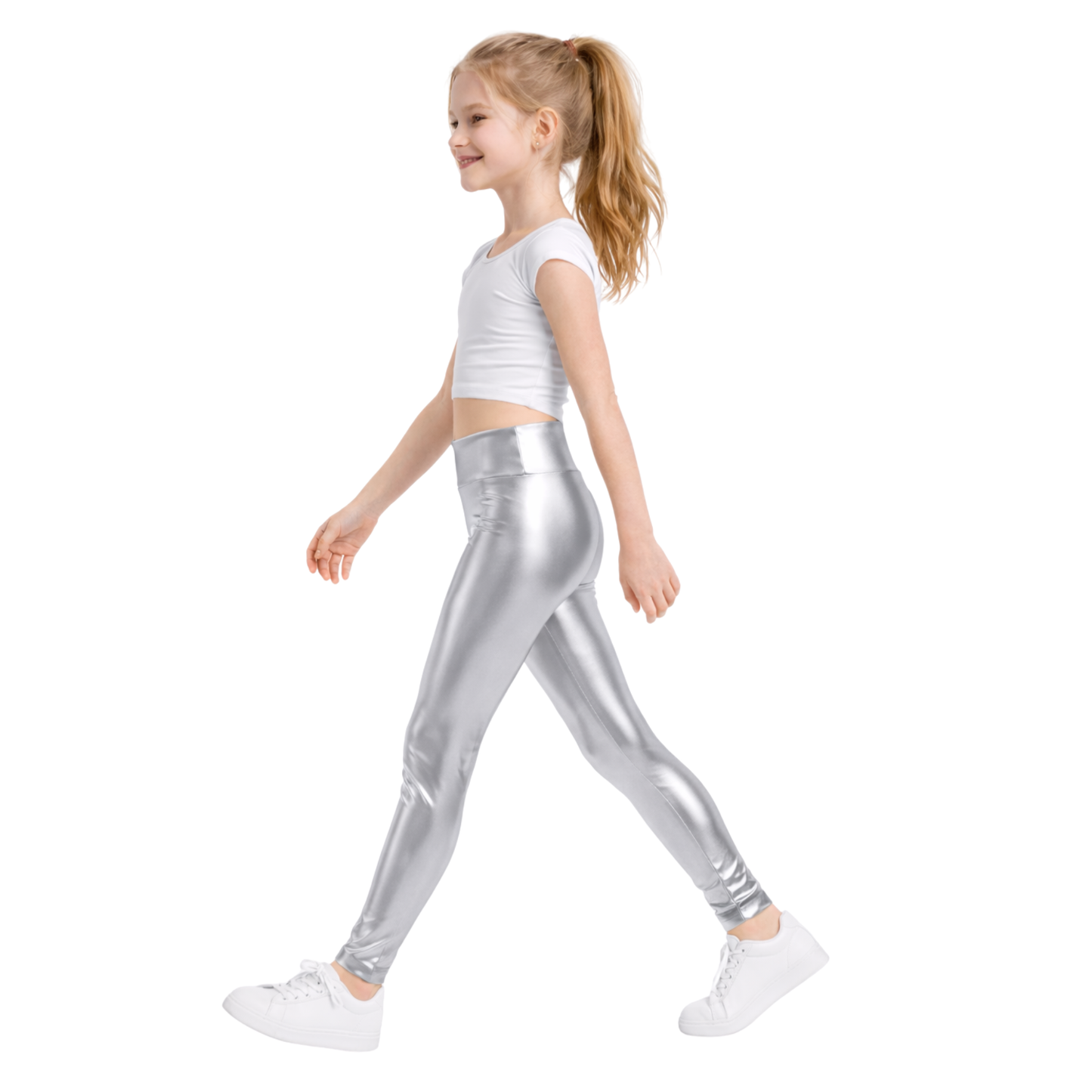 Kids Highwaist metallic Leggings