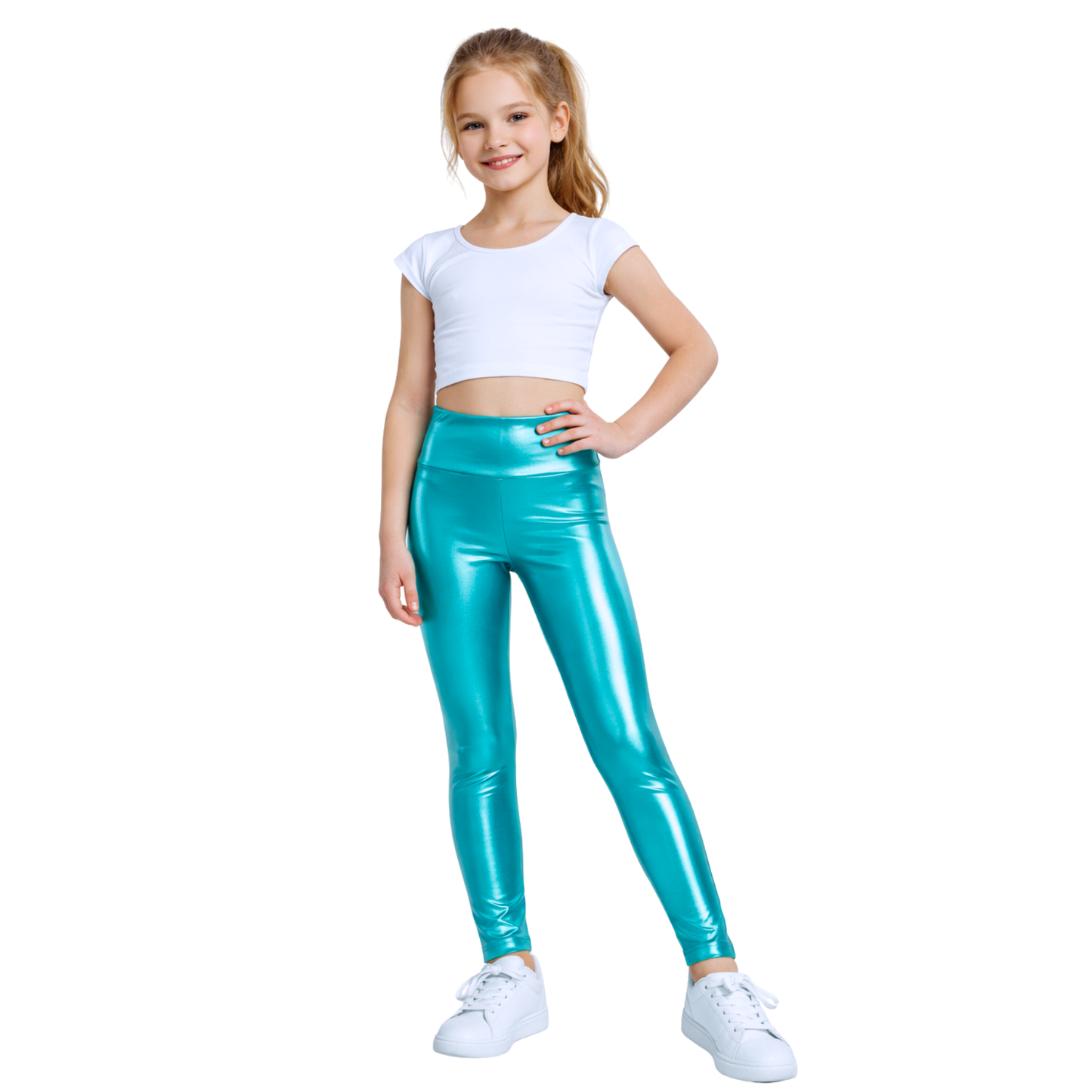 Kids Highwaist metallic Leggings